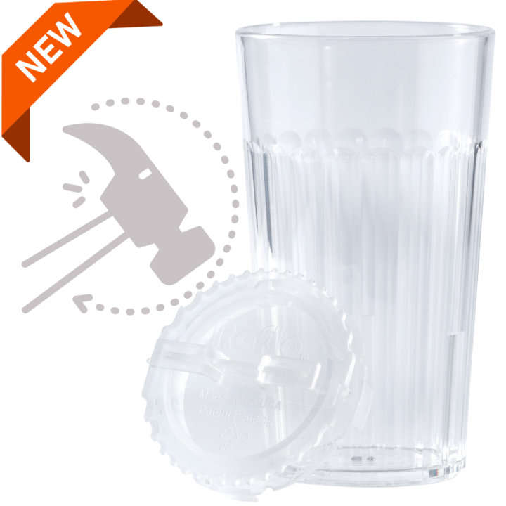 Reflo Smart Cup Unbreakable Clear